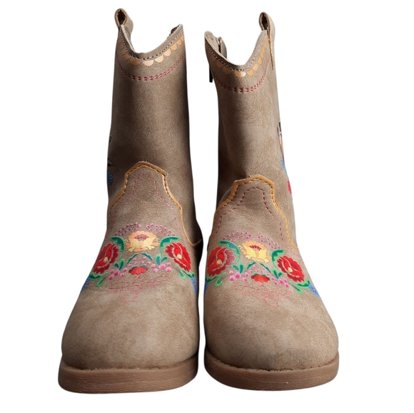 Spirit Untamed Tan Western Cowgirl Boots SZ 9 Toddler - Picture 3 of 12